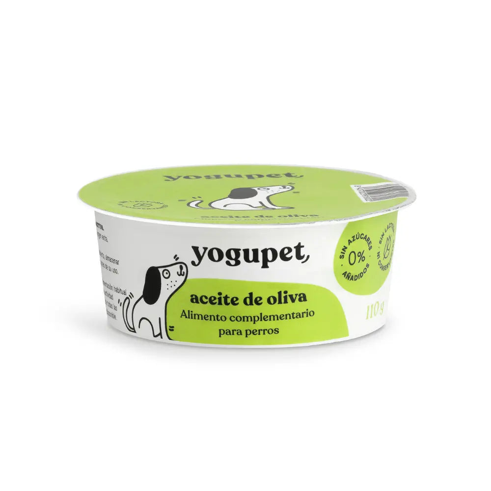 Yogupet Yogurt Clásico Pasteurizado para Perros 110 g Aceite de Oliva o Miel al mejor precio -Todoanimal.es