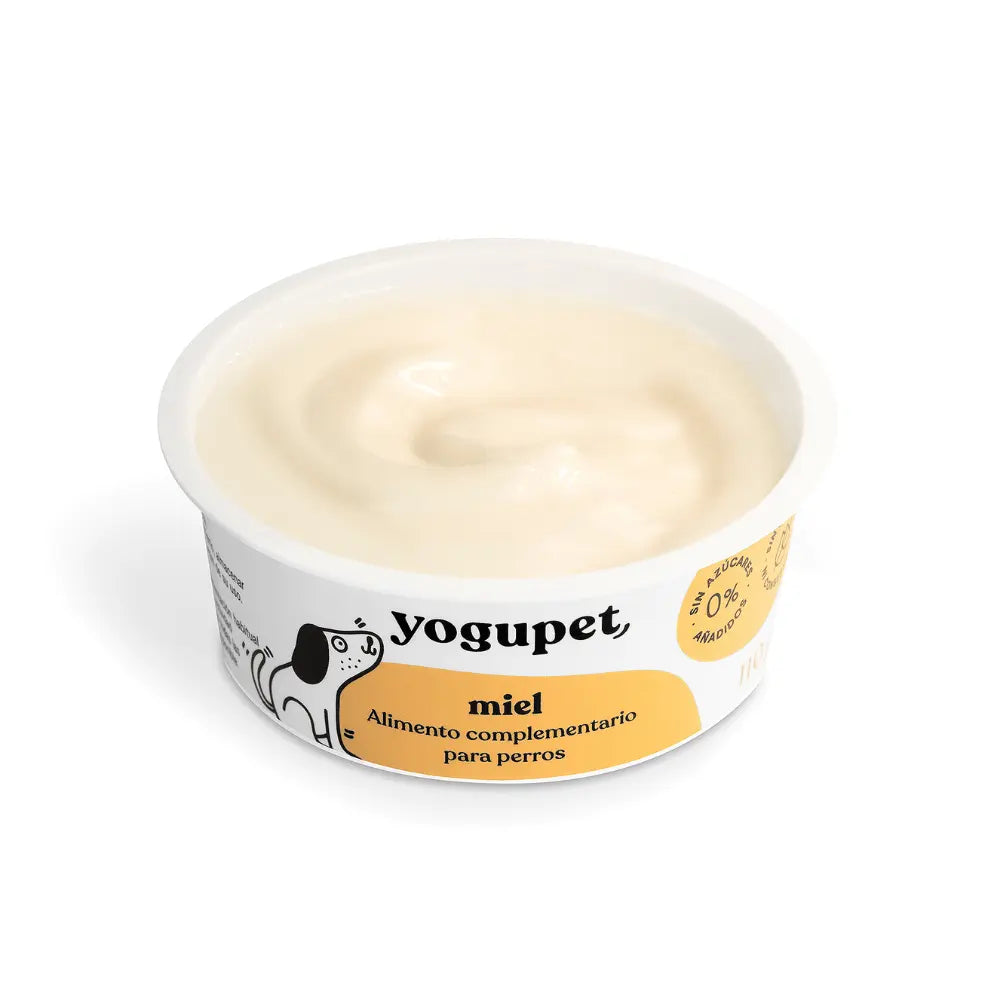 Yogupet Yogurt Clásico Pasteurizado para Perros 110 g Aceite de Oliva o Miel al mejor precio -Todoanimal.es