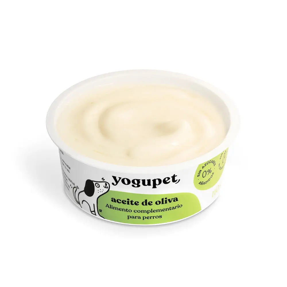 Yogupet Yogurt Clásico Pasteurizado para Perros 110 g Aceite de Oliva o Miel al mejor precio -Todoanimal.es
