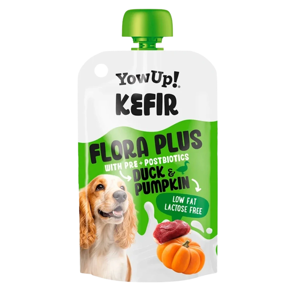 YowUp Flora Plus Kéfir con Pato y Calabaza para Perros 115 g al mejor precio -Todoanimal.es