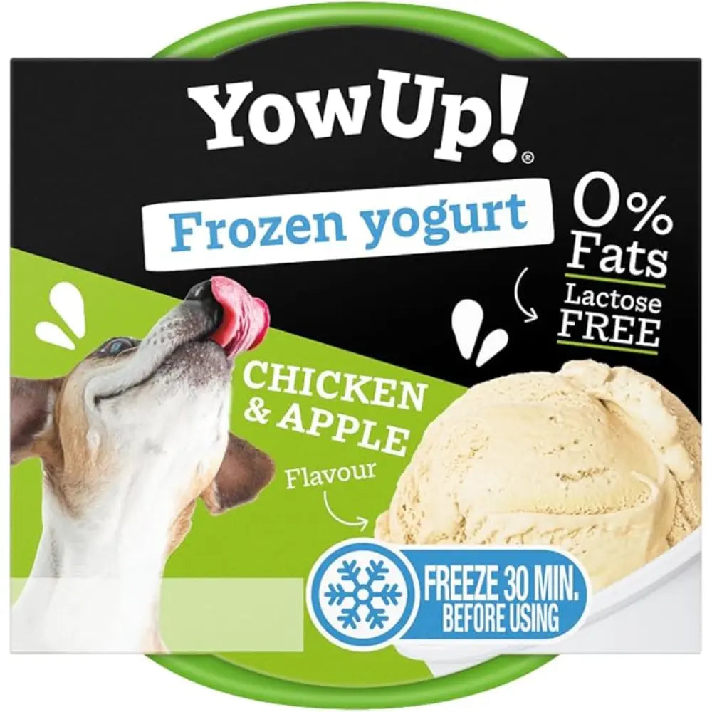 Yowup Helado Yogurt Pollo/Manzana 110 g al mejor precio -Todoanimal.es