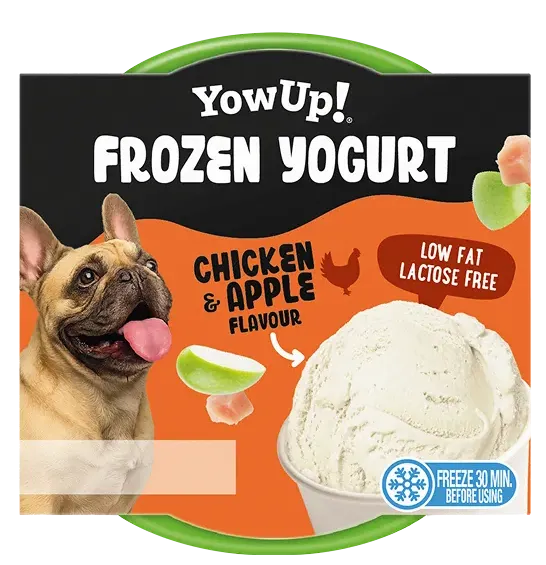 Yowup Helado Yogurt Pollo/Manzana 110 g al mejor precio -Todoanimal.es