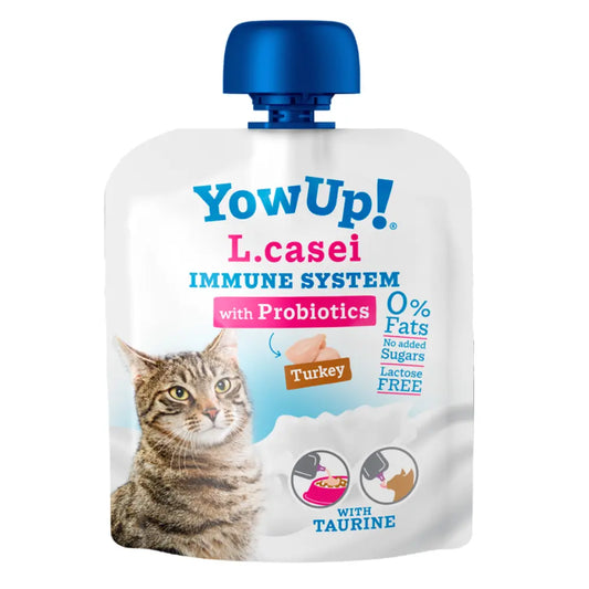 Yowup Yogur L Casei Pavo Para Gatos 85 g al mejor precio -Todoanimal.es