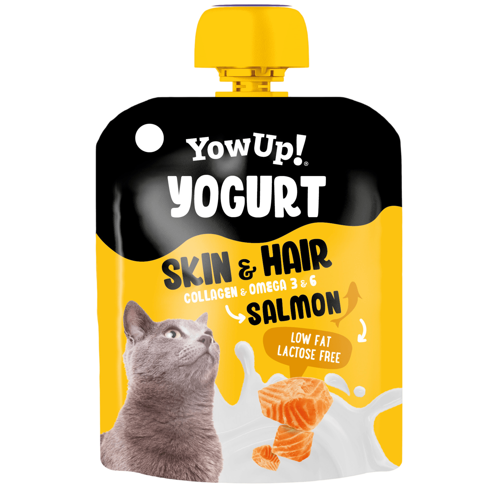Yowup Yogur Skin & Hair Para Gatos 85 g al mejor precio -Todoanimal.es