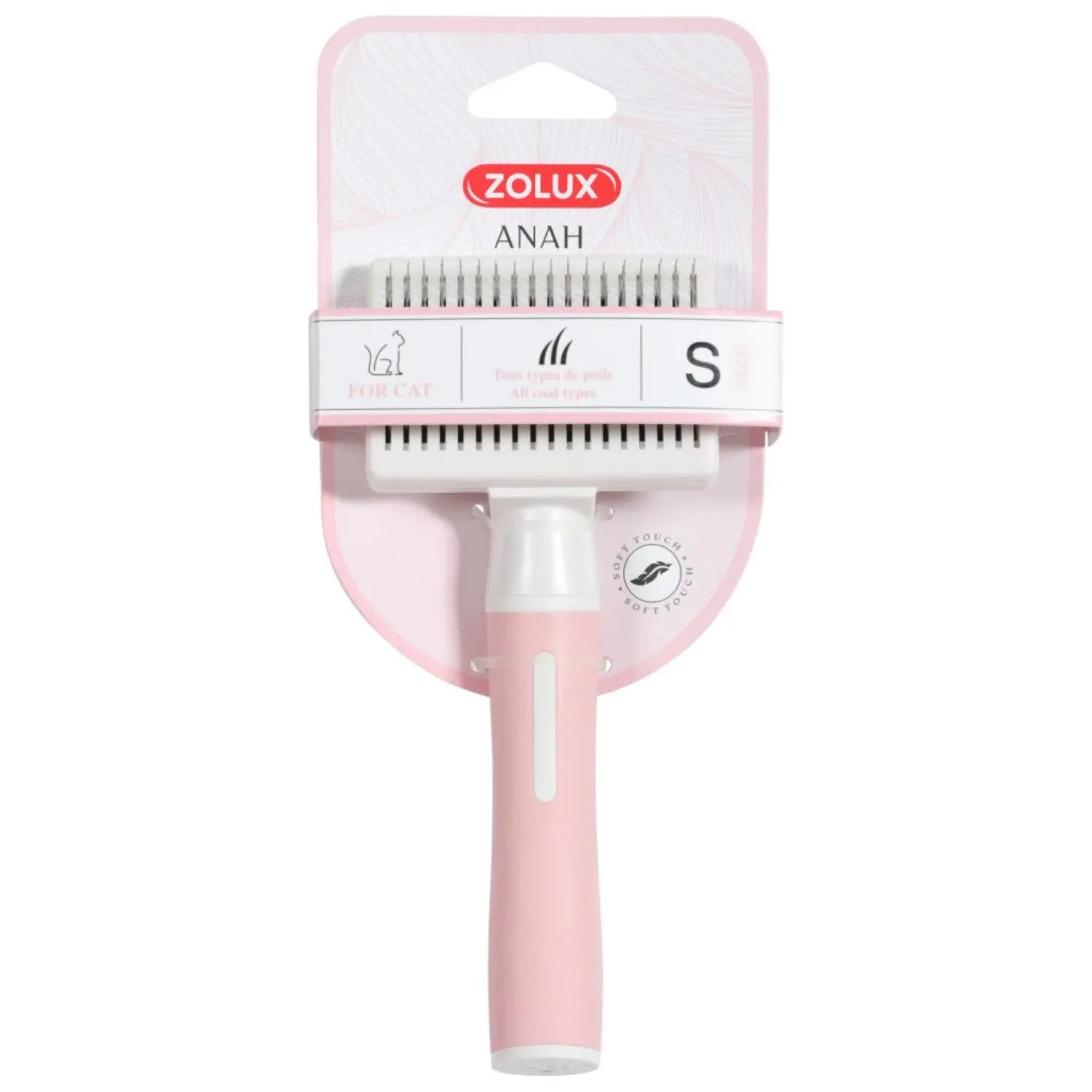 Zolux Anah Carda Retráctil S Cepillo para Gatos ZOLUX