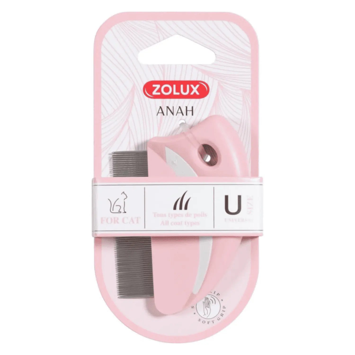 Zolux Anah Peine Antipulgas Redondo para Gatos ZOLUX