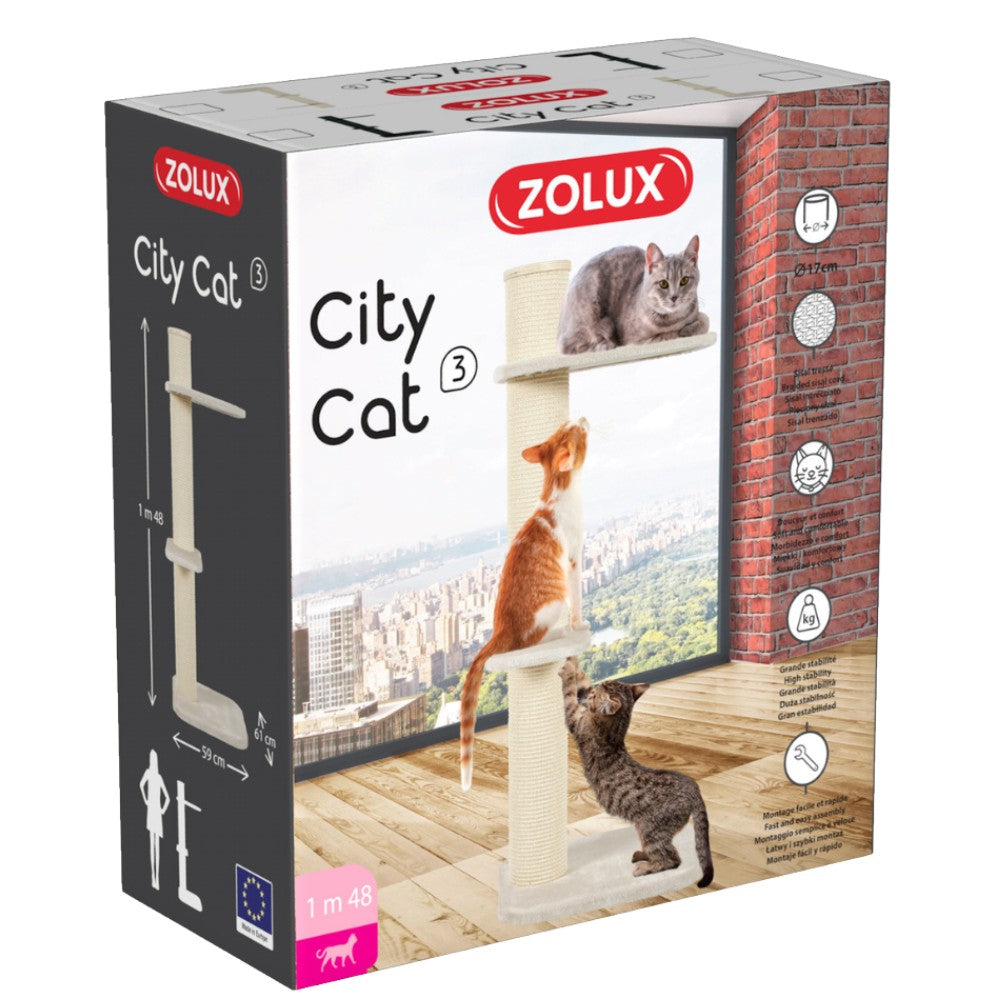 Zolux Árbol Rascador City Cat Poste para Gatos al mejor precio -Todoanimal.es