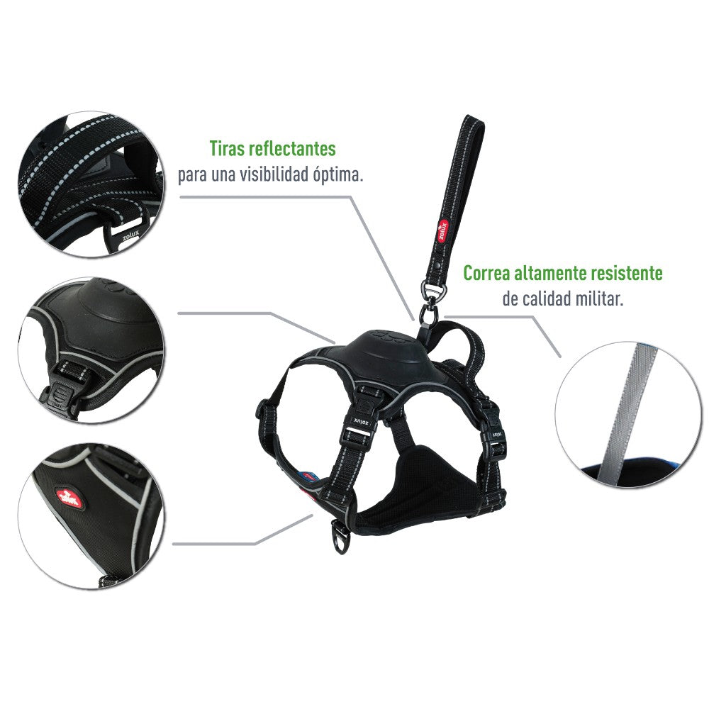 Zolux Arnés EasyRide con Correa Retráctil para Perros al mejor precio -Todoanimal.es