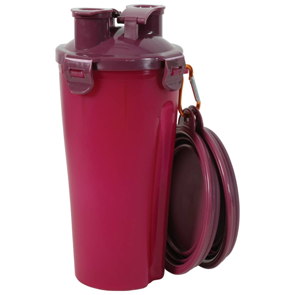 Zolux Botella Bivouak 2 en 1 Agua y Comida para Perros y Gatos al mejor precio -Todoanimal.es