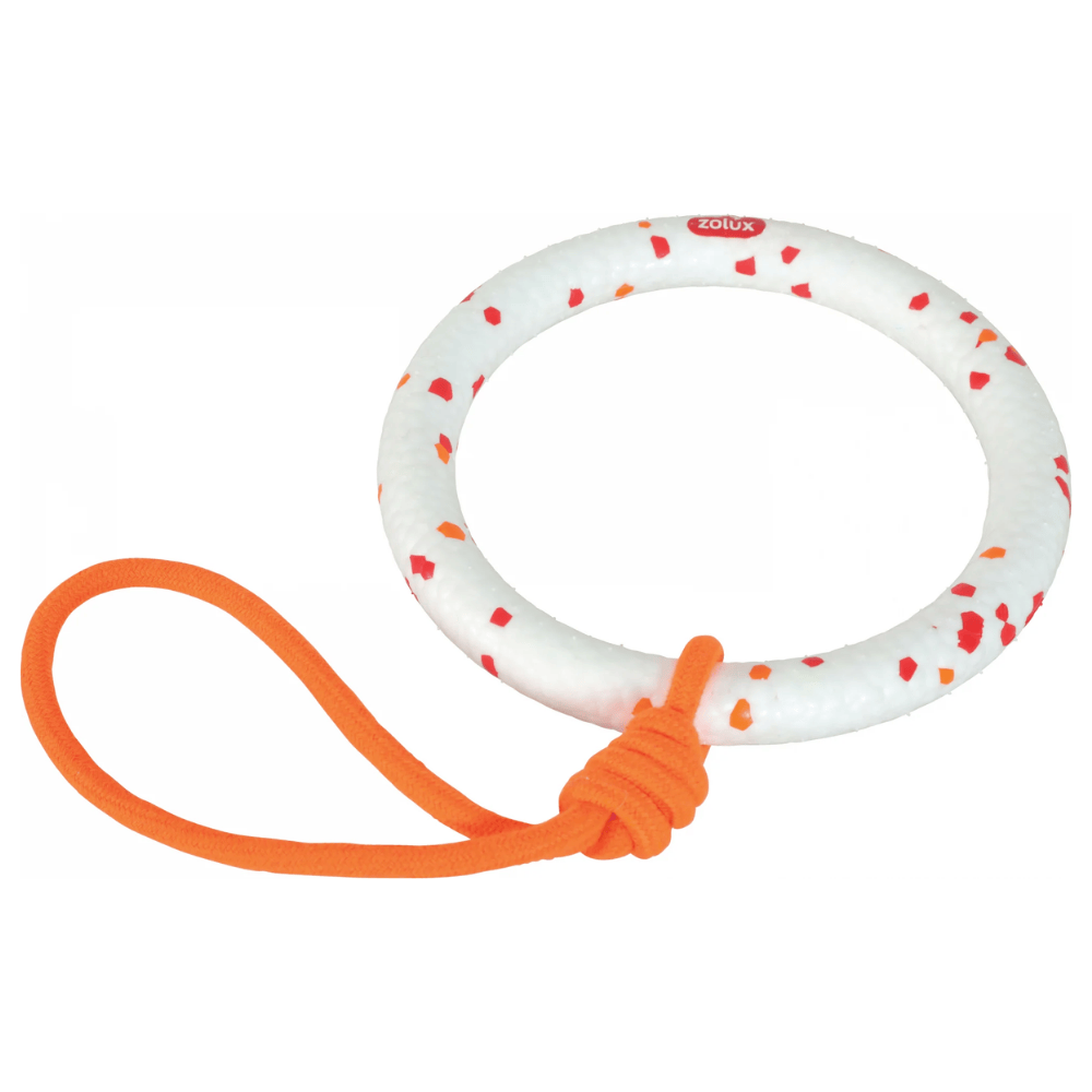 Zolux Juguete Anillo Flotante con Cuerda 18cm ETPU al mejor precio -Todoanimal.es