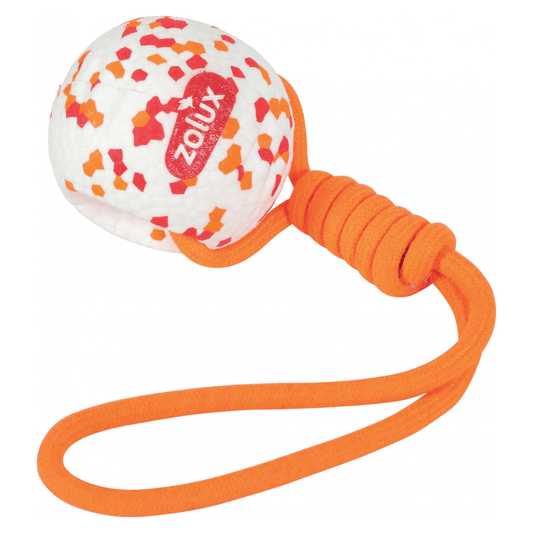 Zolux Juguete Pelota Flotante con Cuerda 34cm ETPU al mejor precio -Todoanimal.es