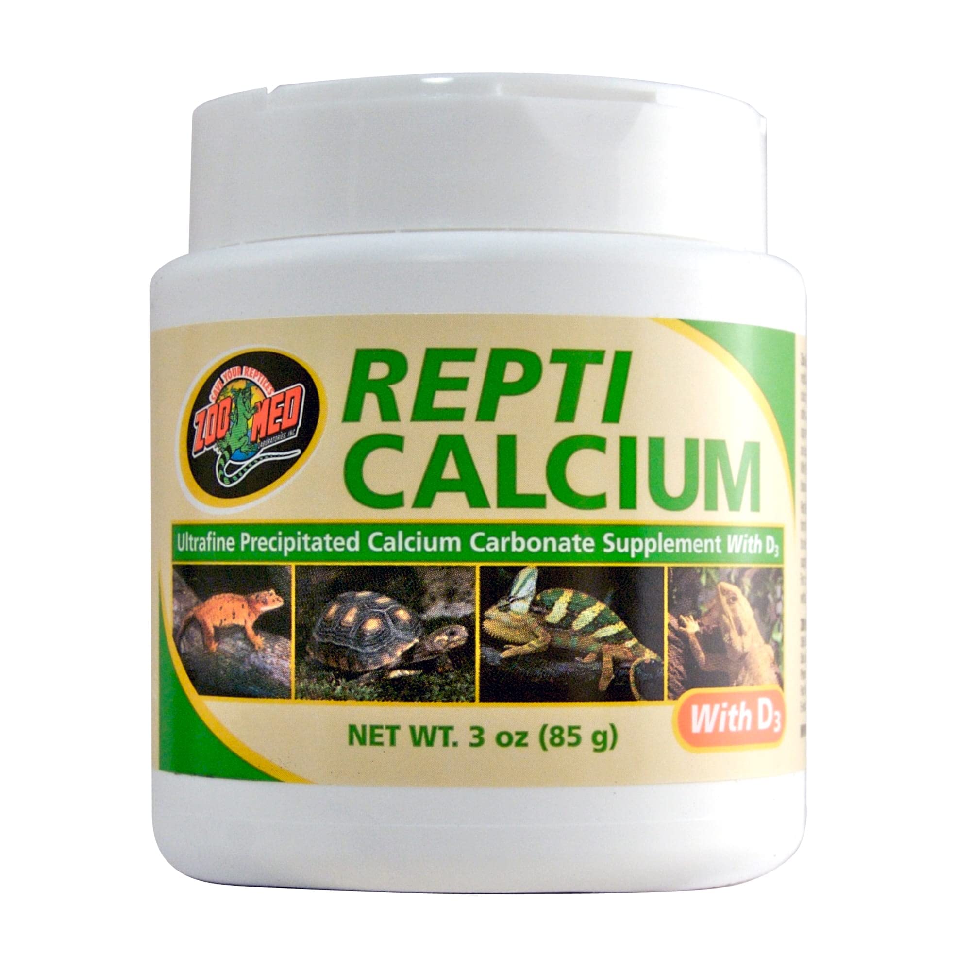 Zoo Med Repti Calcium con Vitamina D3 para Reptiles 85g al mejor precio -Todoanimal.es