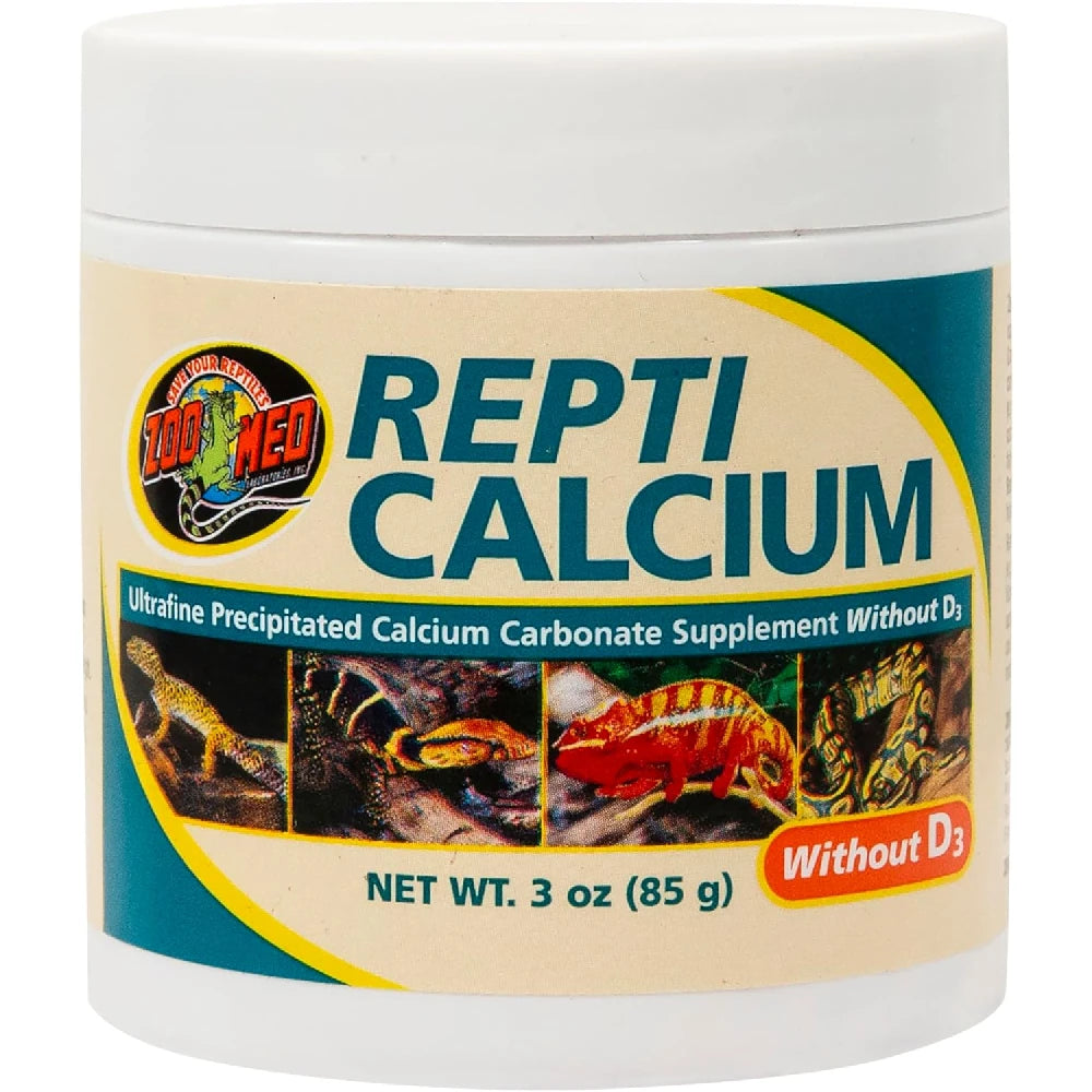 Zoo Med Repti Calcium sin D3 para Reptiles 85g al mejor precio -Todoanimal.es