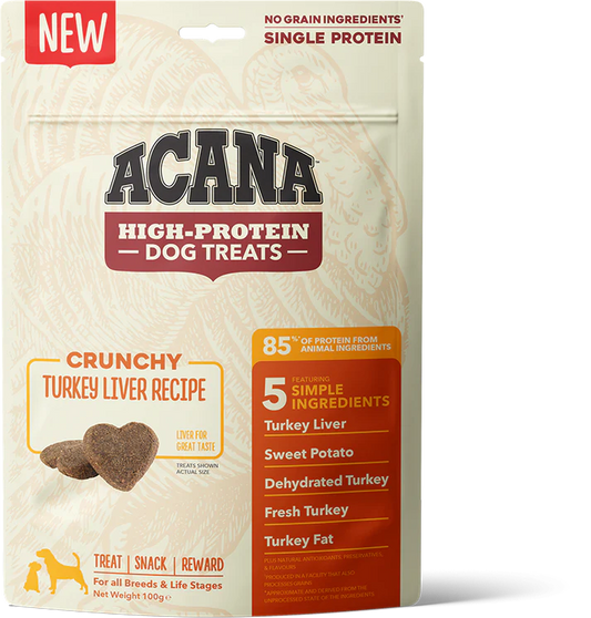 Acana Dog Treats Turkey 100Grs