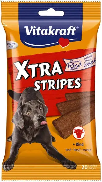 Vitakraft Snack Xtra Stripes Carne De Vacuno 200Gr 20Udes