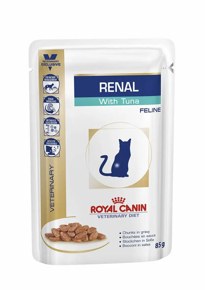 ROYAL CANIN RENAL CON ATUN SOBRE 85GR GATO HUMEDO