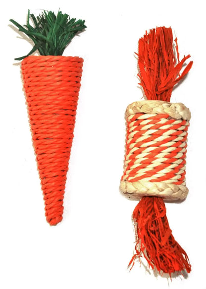 MORDEDOR ZANAHORIA NATURAL CARROT 15 CM.