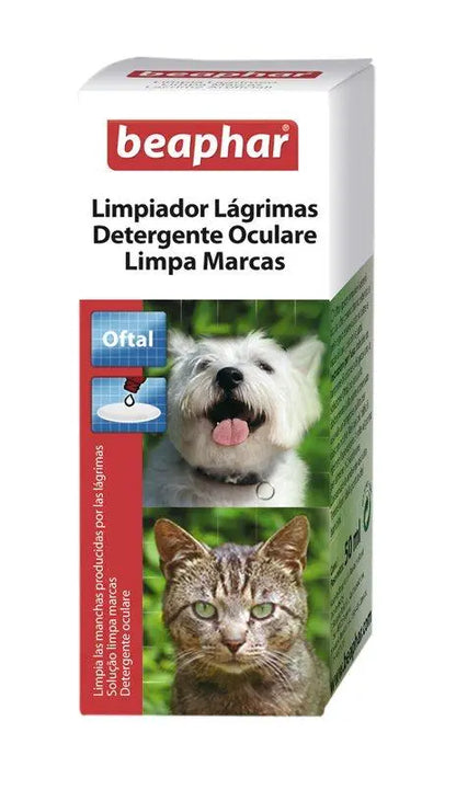 BEAPHAR LIMPIADOR LAGRIMAS Oftal PERRO y GATO 50 ml