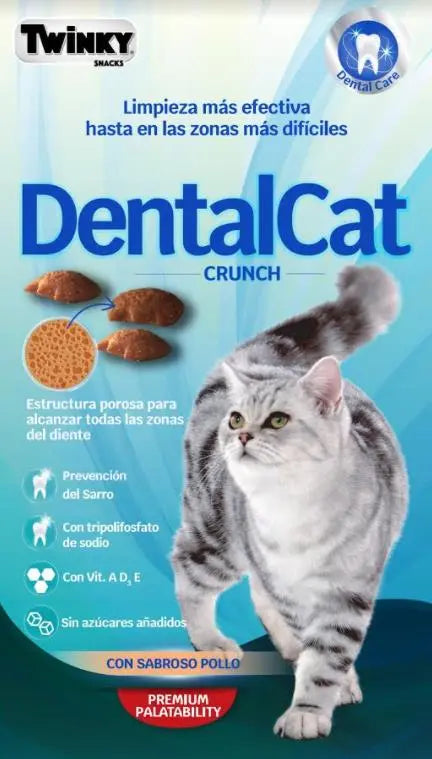 SNACK TWINKY DENTALCAT CRUNCH 50GR