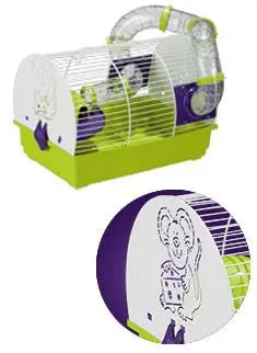 JAULA HAMSTER RUSO 112 BLANCA (39x25,5x27 cm)