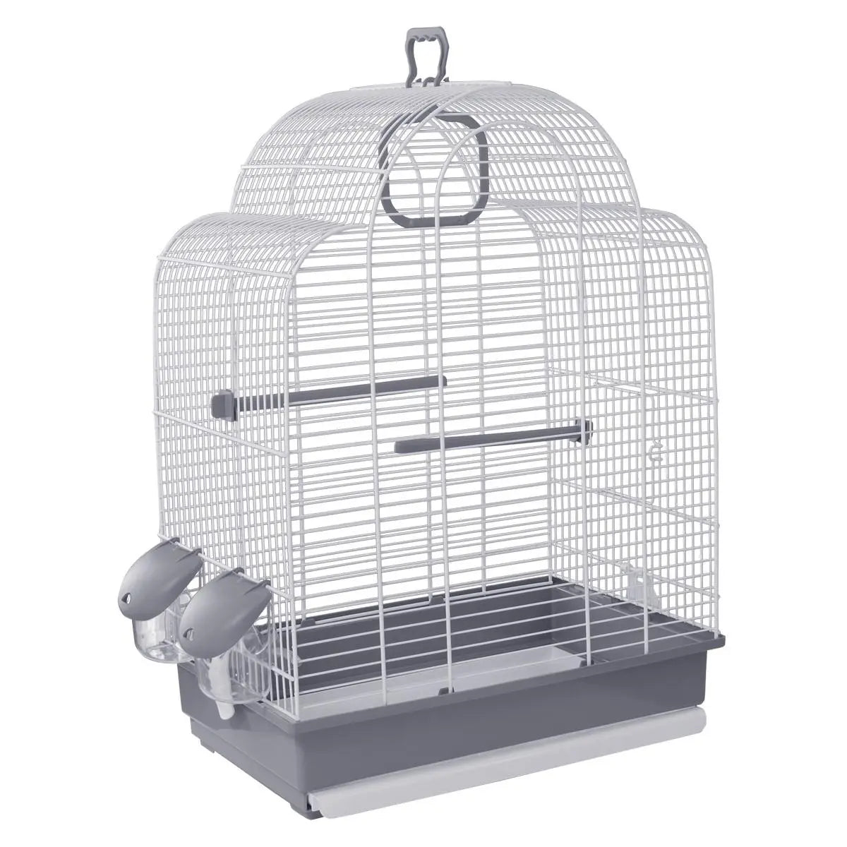 JAULA PAJARO 648 BLANCA (39x25,5x54 cm)