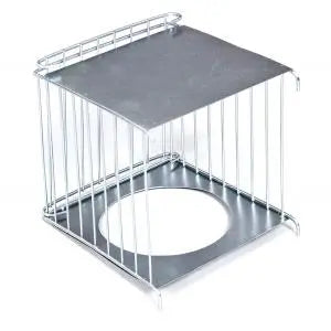 PORTANIDO EXTERIOR METALICO 11,7 X 12,5 X 11CM CON PUERTA BLANCO