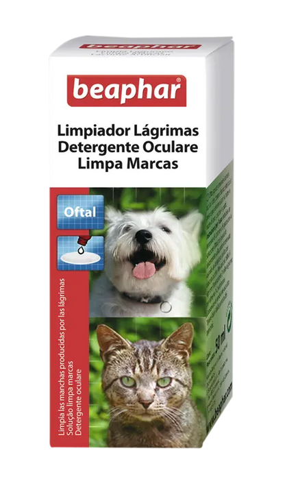 BEAPHAR LIMPIADOR LAGRIMAS Oftal PERRO y GATO 50 ml