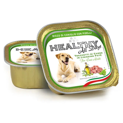 HEALTHY DOG ACEITE OLIVA CONEJO Y GUISANTES 150GR