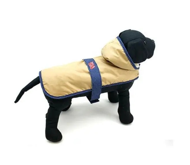 ABRIGO MI&DOG IMPERMEABLE TOPOS