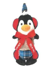 FLAMINGO NAVIDAD JUGUETE PERRO PINGUINO+HUESO 38CM