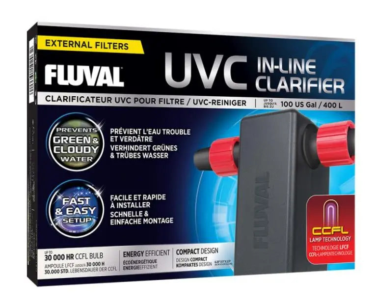 FLUVAL CLARIFICADOR EN LINEA UVC (elimina bacterias y algas)