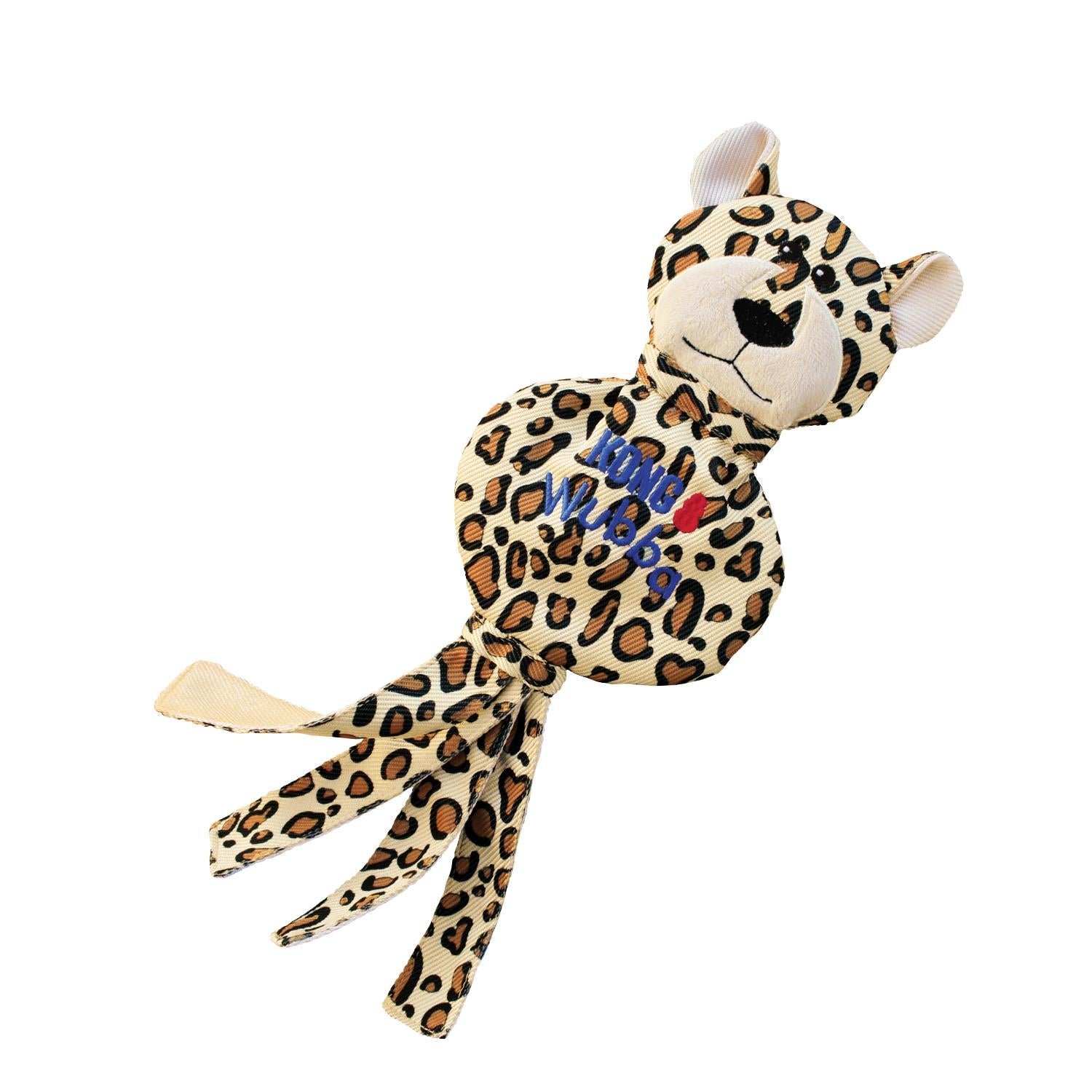 KONG juguete perro wubba leopardo 15x40cm