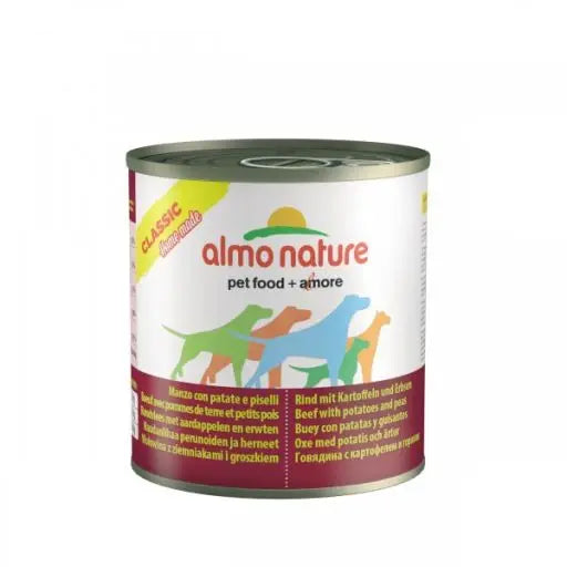 ALMO NATURE DOG HUMEDO HFC 290GR. VACUNO,PATATAS Y GUISANTES