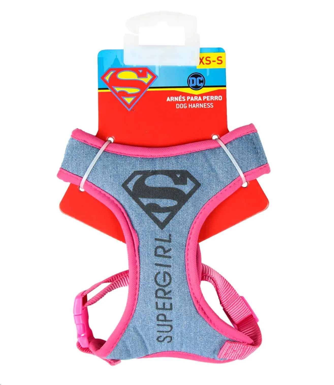 ARNÉS PARA PERROS XS-S SUPERGIRL CUELLO 32CM PECHO 33,5-50CM