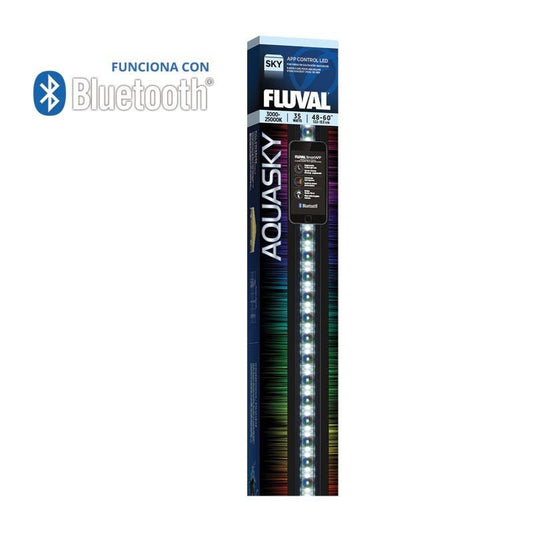 PANTALLA ILUMINACION BLUETOOTH FLUVAL AQUASKY LED 25W 83-106CM