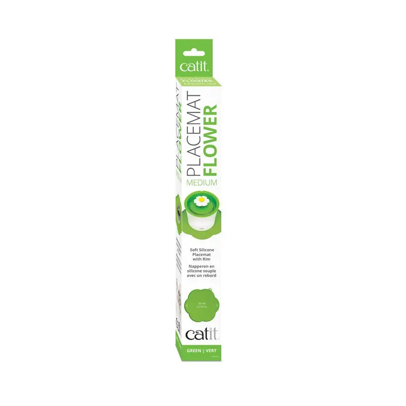 CATIT Alfombra Flor Silicón Verde