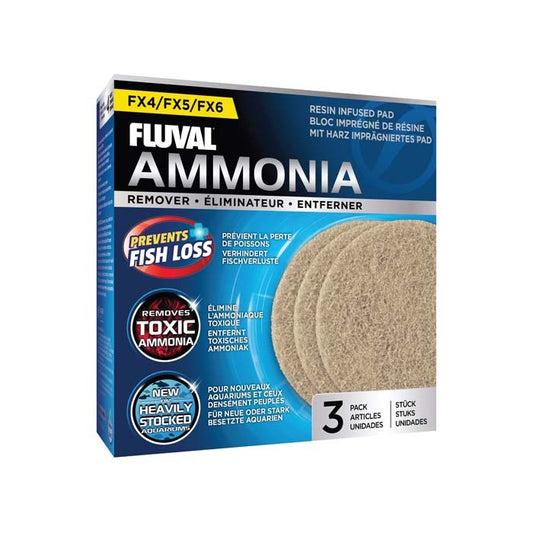 Fluval FX4/6 Almohadilla Elimina Amonia,3pcs
