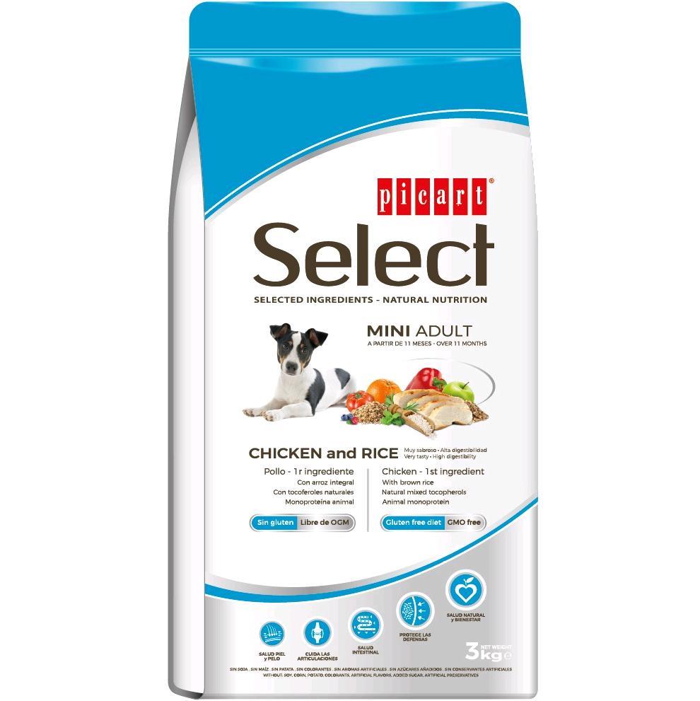 PICART SELECT DOG ADULT MINI CHICKEN & RICE