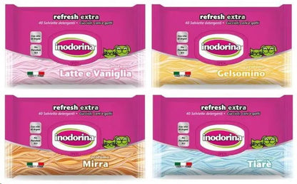 INODORINA TOALLITAS EXTRA REFRESH 40UDES.