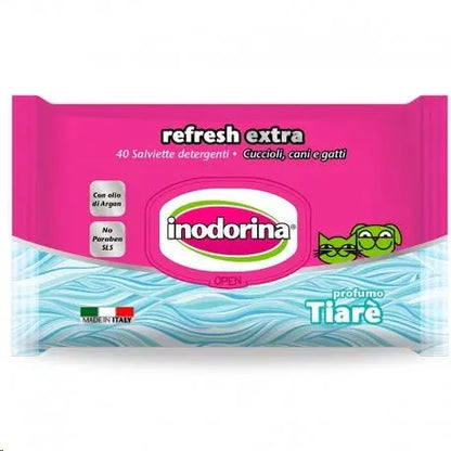 INODORINA TOALLITAS EXTRA REFRESH 40UDES.