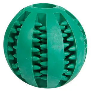 FLAMINGO JUGUETE PERRO PELOTA CAUCHO CON MENTA 7CM