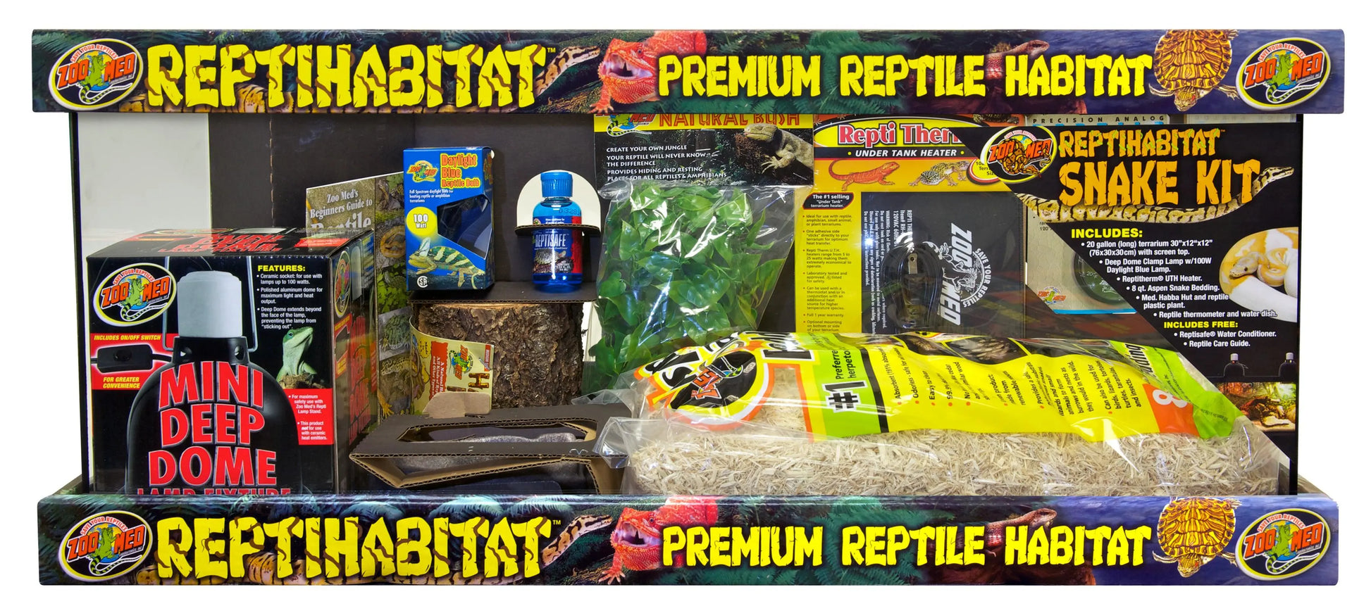 REPTIHABITAT KIT SNAKE 76X30X30CM