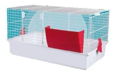 JAULA HAMSTER RUSO 114 BLANCA(39x25,5x22 cm)