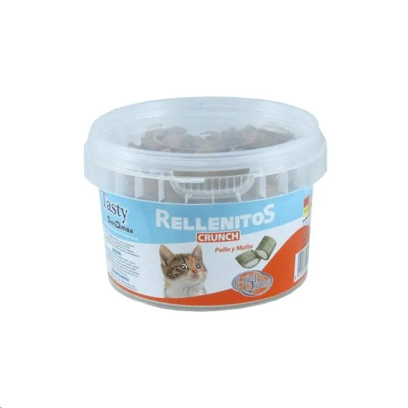 SNACKS TASTY GATOS RELLENITOS CRUNCH POLLO Y MALTA 110GR