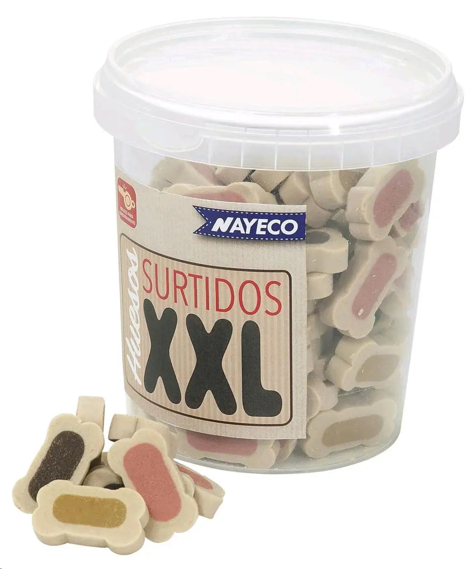 SNACKS PARA PERROS HUESITOS NAYECO XXL 500G.BOTE