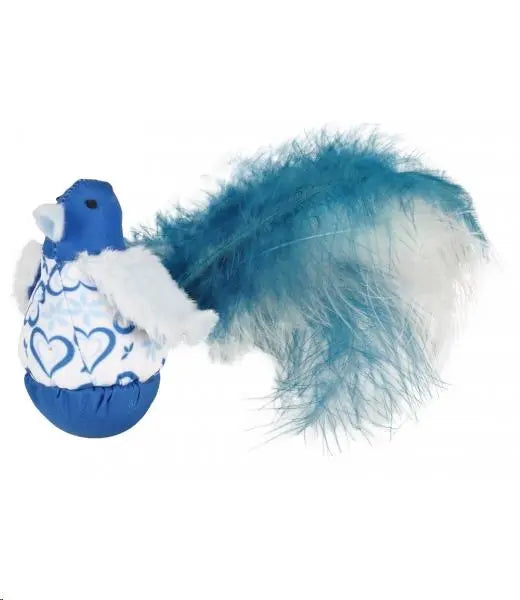 FLAMINGO JUGUETE GATO PAJARO PLUMA