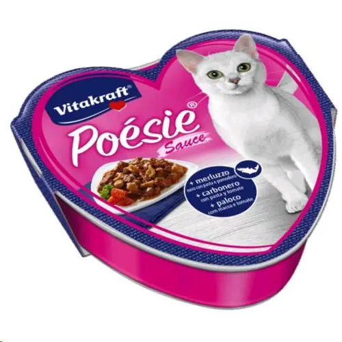 VITAKRAFT CAT POESIE EN SALSA 85GR PESCADO CON PASTA Y TOMATE
