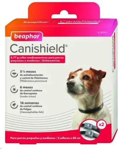 CANISHIELD COLLAR ANTIPARASITARIO PACK-2