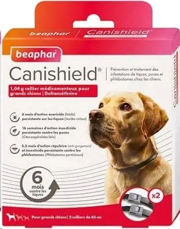 CANISHIELD COLLAR ANTIPARASITARIO PACK-2