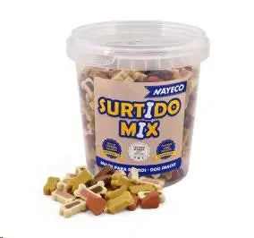 SNACKS PARA PERROS NAYECO SURTIDO MIX 500G.BOTE